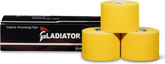 Gladiator Sports Kinesiotape (3 rollen ) – Geel 3/3
