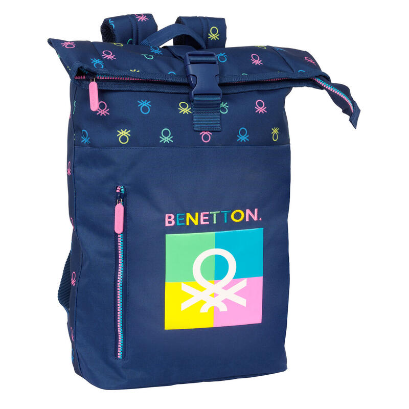 Zaino per Portatile Benetton Cool Blu Marino