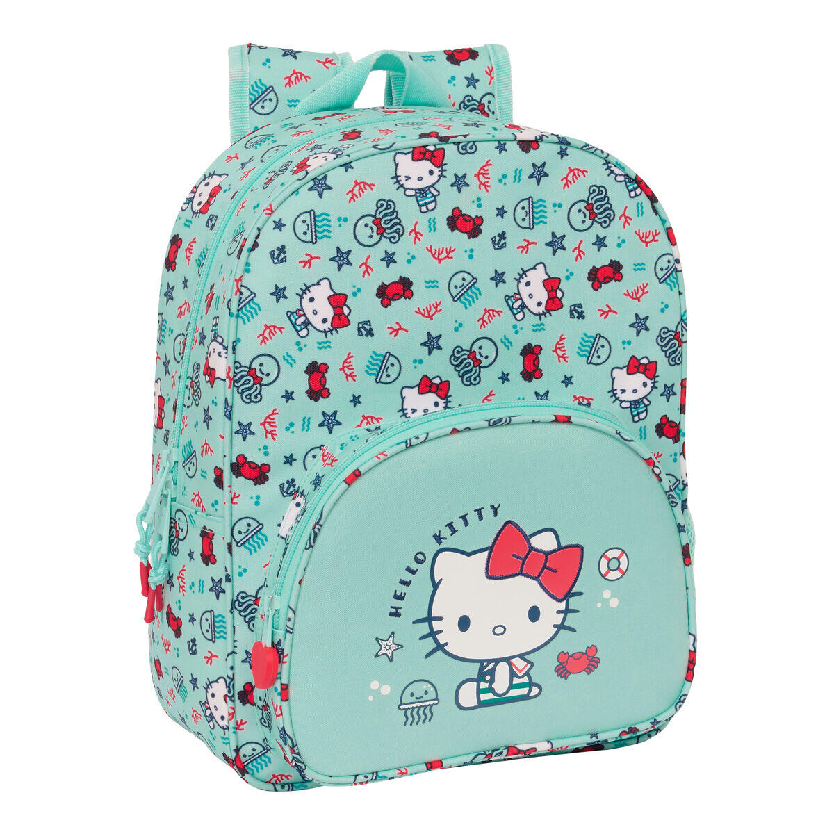 Hello Kitty - Cartable Hello Kitty Sea Lovers Turquoise - Sac À Dos - Bleu - Taille Unique - Decathlon