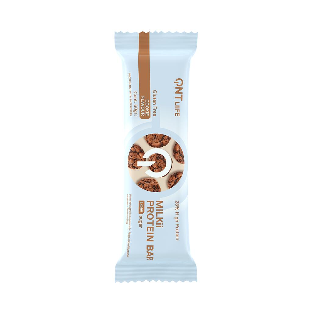 QNT LIIFE - Milkii Protein Bar - Zuckerarm - Keks - 12 x 60g 2/3