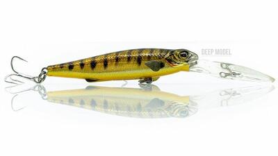 Hardbait - gutsy minnow 8cm - deep - 04 jelly prawn