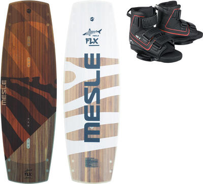 Wakeboard Set FLX 138 cm mit Fuse Bindung Seilbahn Flexboard Erwachsene