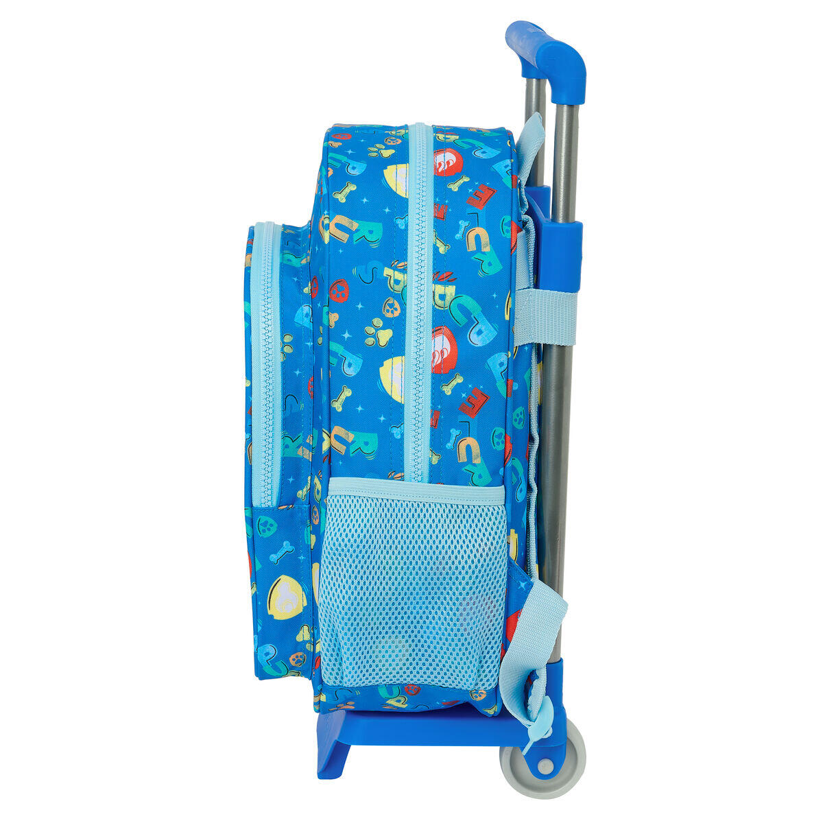 Cartable à roulettes The Paw Patrol Pups Purple Bleu 2/3