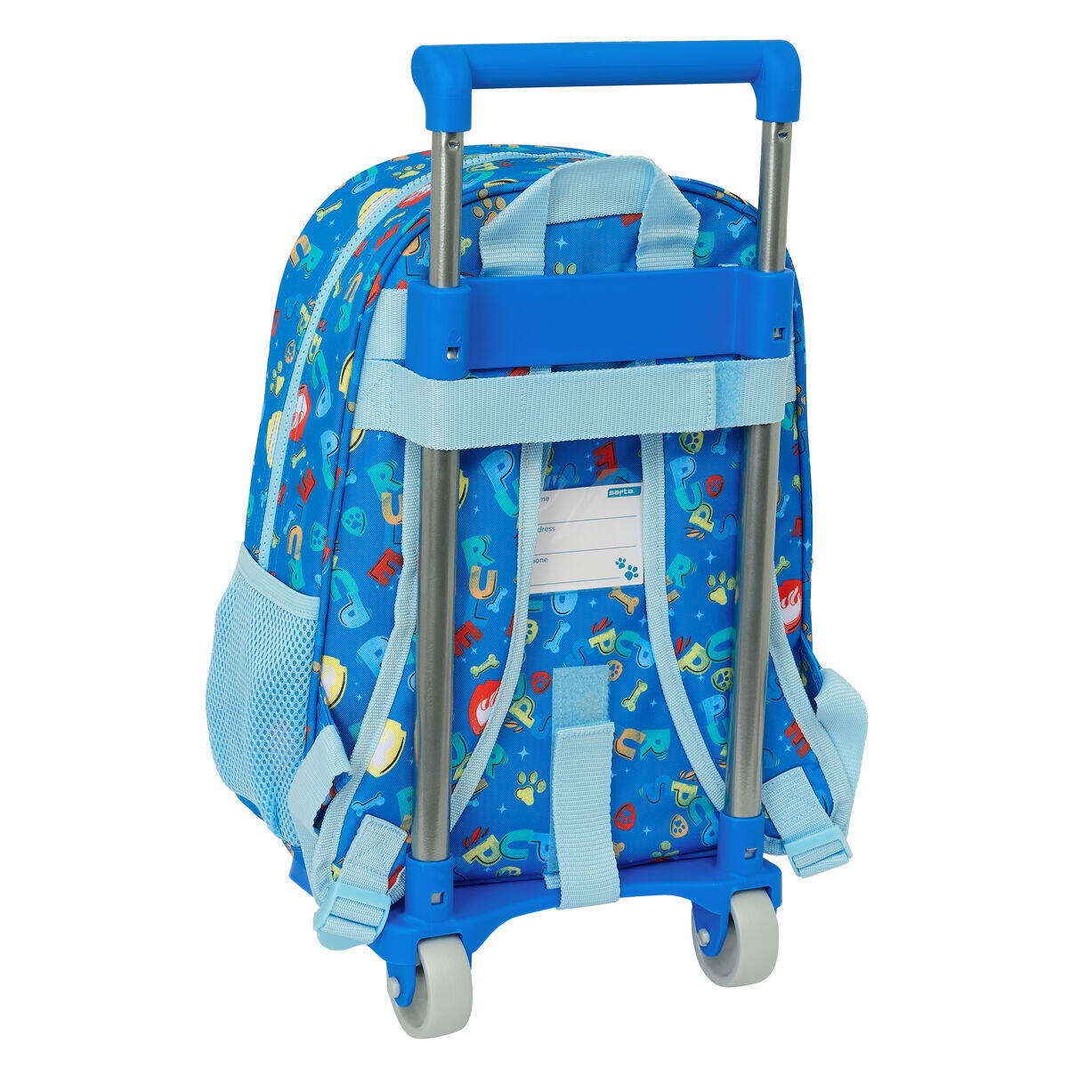 Cartable à roulettes The Paw Patrol Pups Purple Bleu 3/3
