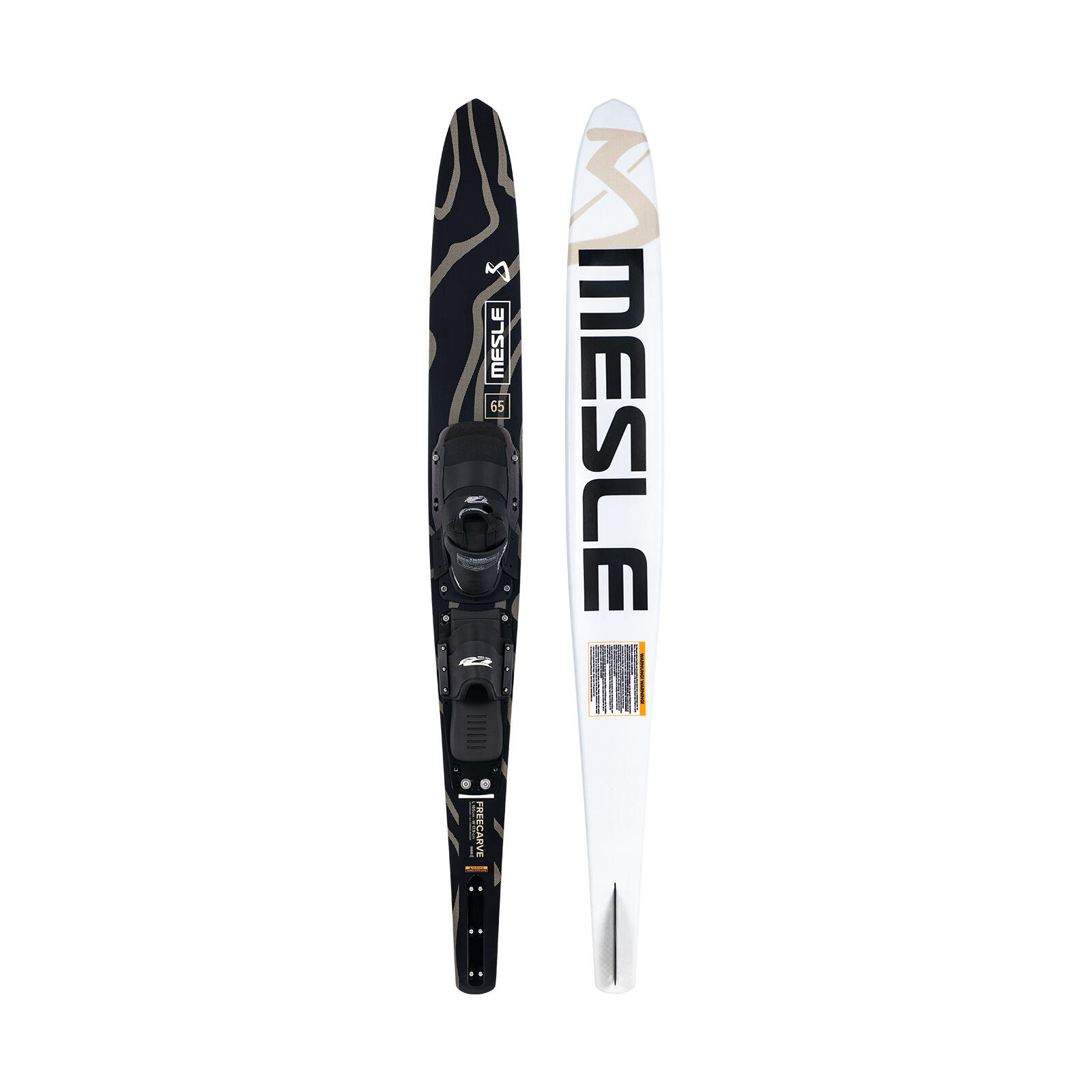 Monoski Freecarve 65'' mit D3 Leverage Bindung Slalom Wasserski Erwachsene 1/5