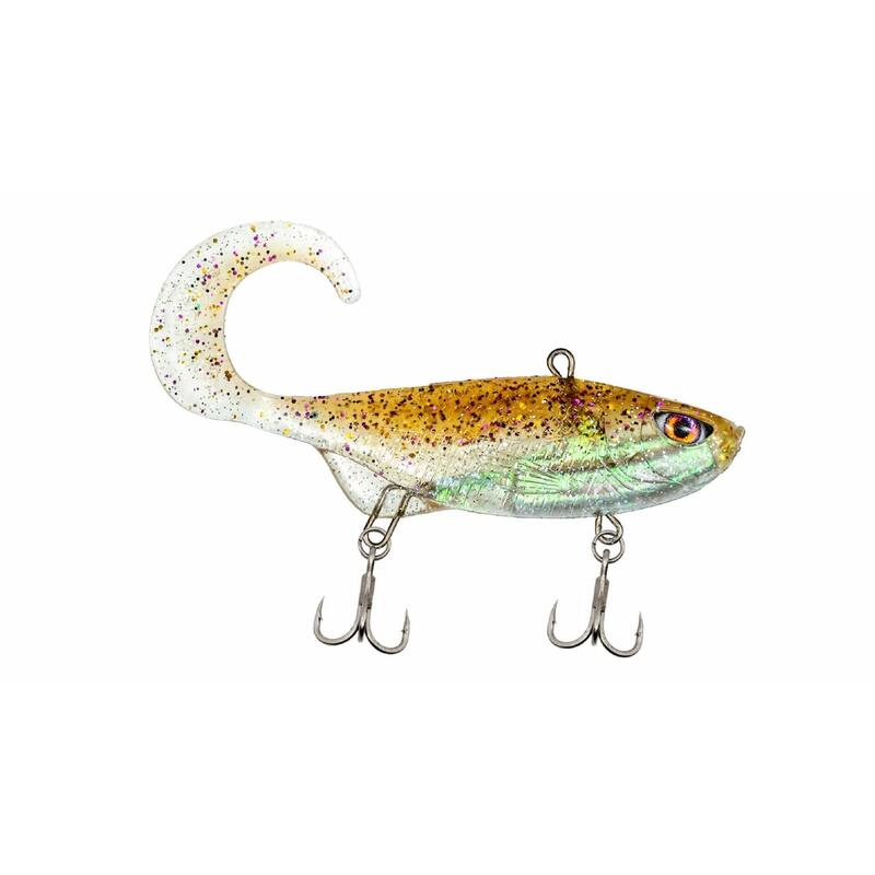 Leurre Souple -  Curly Vibe HEAVY - 8.5cm / 23g - 09 Gold Shiner