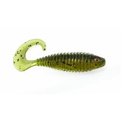 Leurre Souple - Curly Bait - 10.16cm - 110 Pearl Minnow