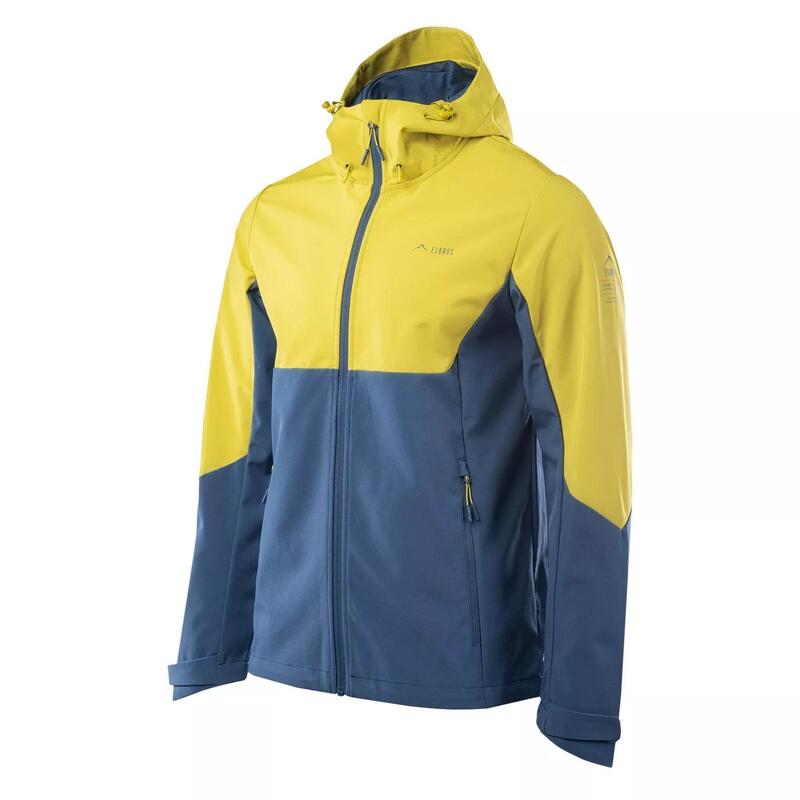 Giacca Soft Shell Uomo Elbrus Landar Citronelle Chiave Larga