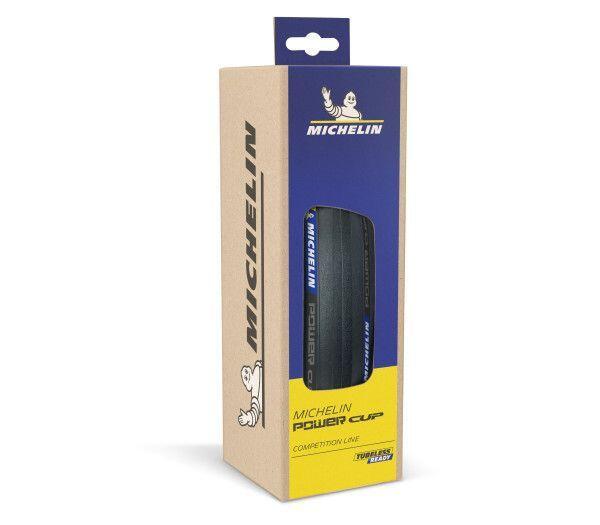 Składana opona szosowa Power Cup TLR, 28” 700x25C 25-622, czarna/klasyczna