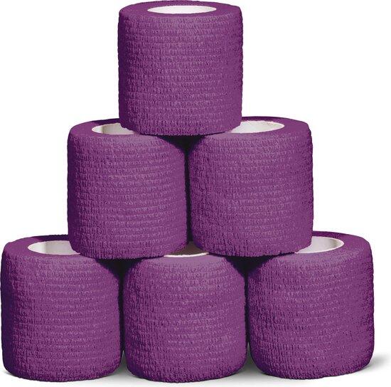 Gladiator Sports Ondertape (6 rollen) - Paars 2/6