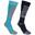 Chaussettes de ski CONVEX Enfant (Bleu marine / Bleu)