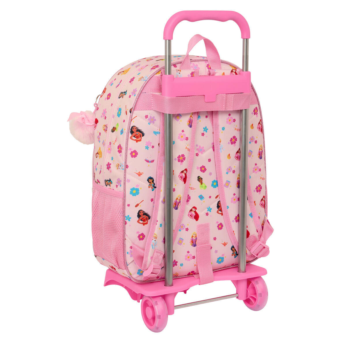 Cartable à roulettes Disney Princess Summer adventures Rose 2/3
