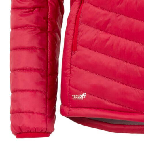 Veste Lewis Insulated Tecloft pour femmes avec capuche - Rouge