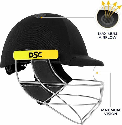 Avenger PRO Cricket-Helm, Schwarz, für Männer & Jungen 3/7