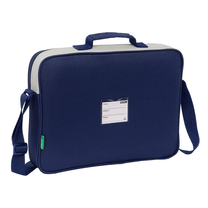 Borsa per la scuola Benetton Varsity Grigio