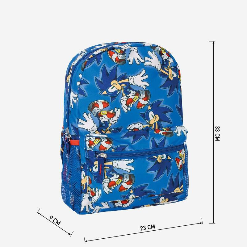 Mochila Infantil Sonic Azul