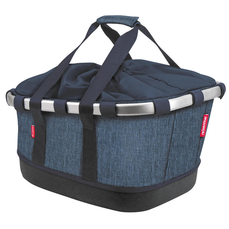 KLICKFIX Sacoche de ville Bikebasket GT Uniklip , twist blue