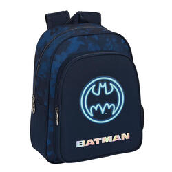 Mochila Escolar Batman Legendary Azul marino