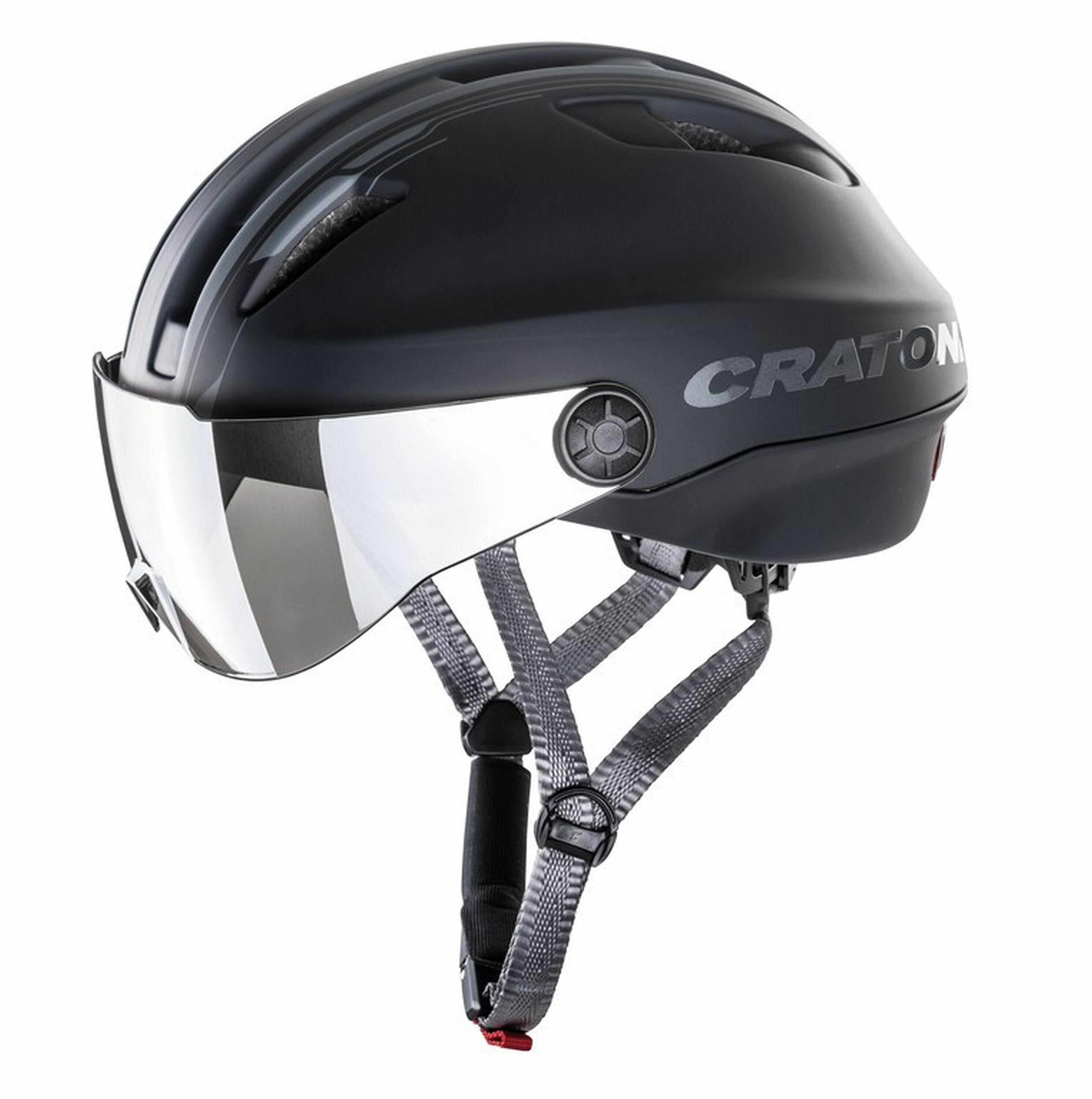 CRATONI Pedelec fietshelm Evo zwart/antraciet mat