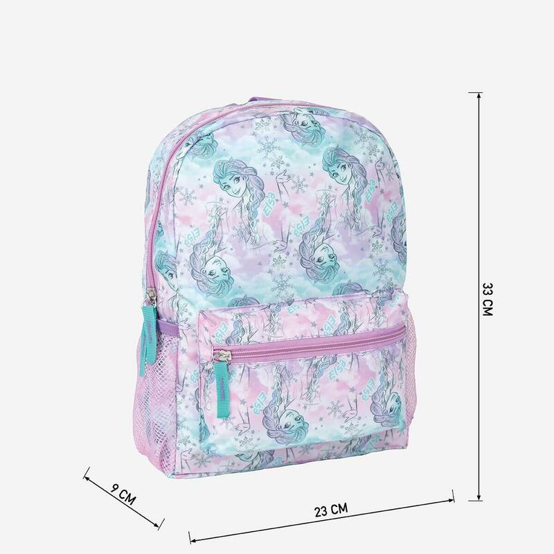 Mochila Infantil Frozen Lila