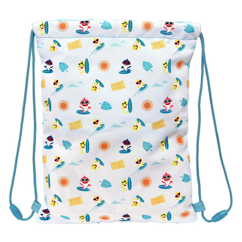 Bolsa Mochila con Cuerdas Baby Shark Surfing