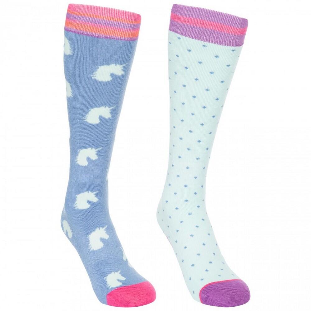 REPLICATE children's ski socks (Blue)