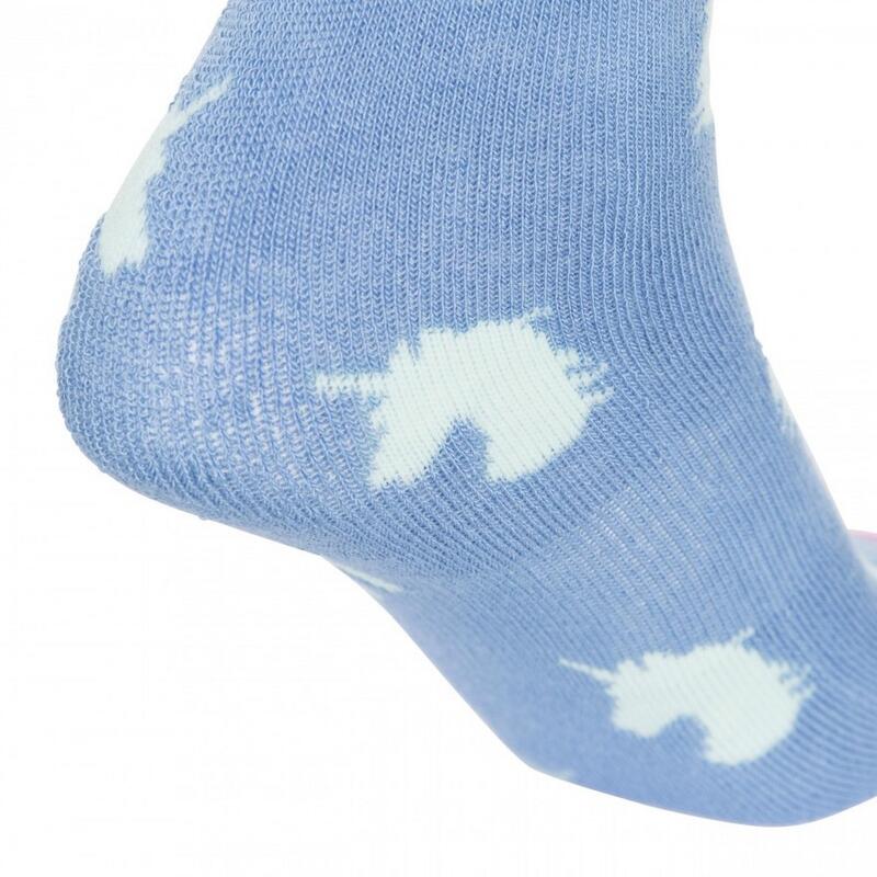 Chaussettes montantes de ski REPLICATE Enfant (Bleu)