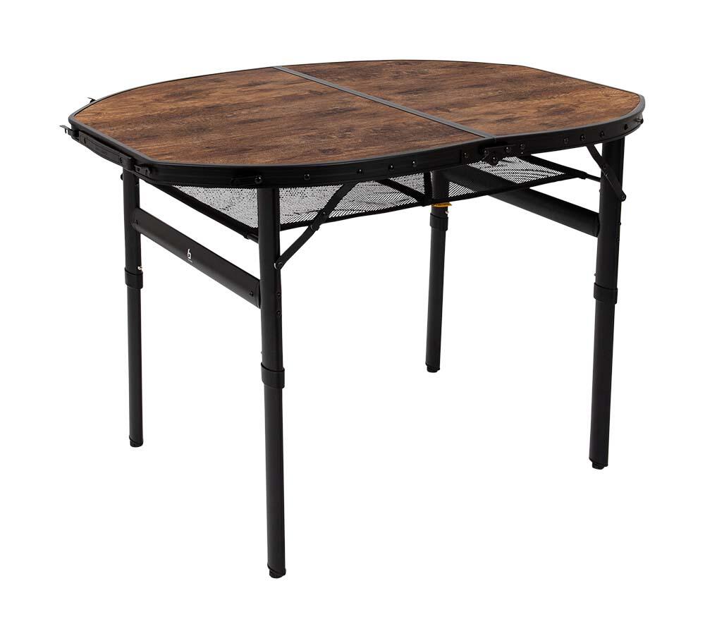 BO-CAMP Bo-Camp Industrial collection Tafel Woodbine Ovaal Koffermodel 100x70 cm