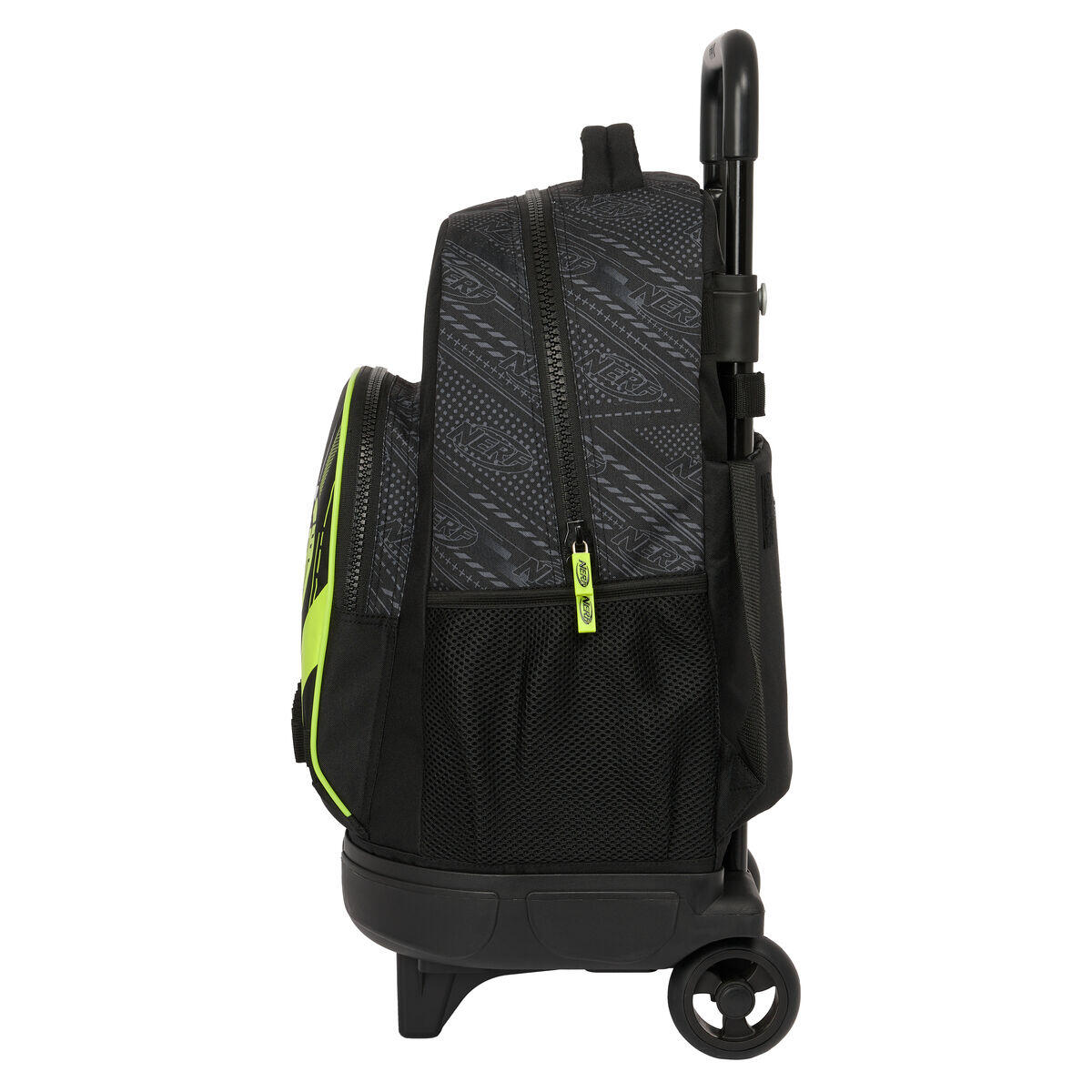 Mochila Escolar con Ruedas Nerf Get ready Negro 3/3