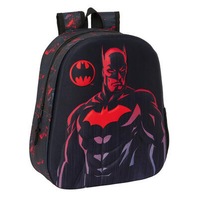 Mochila Infantil 3D Batman Negro