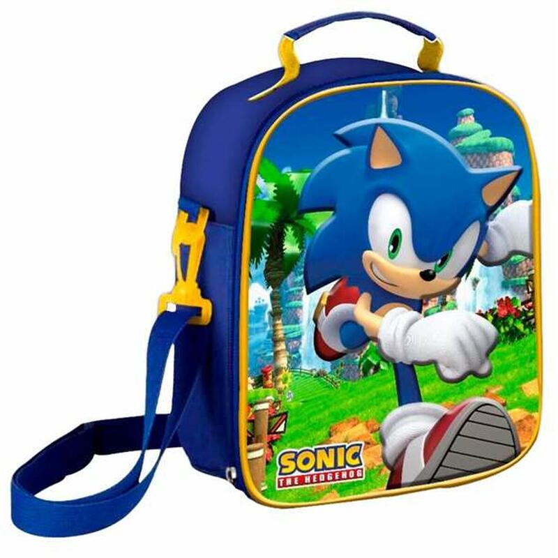 Mochila Escolar 3D Sonic