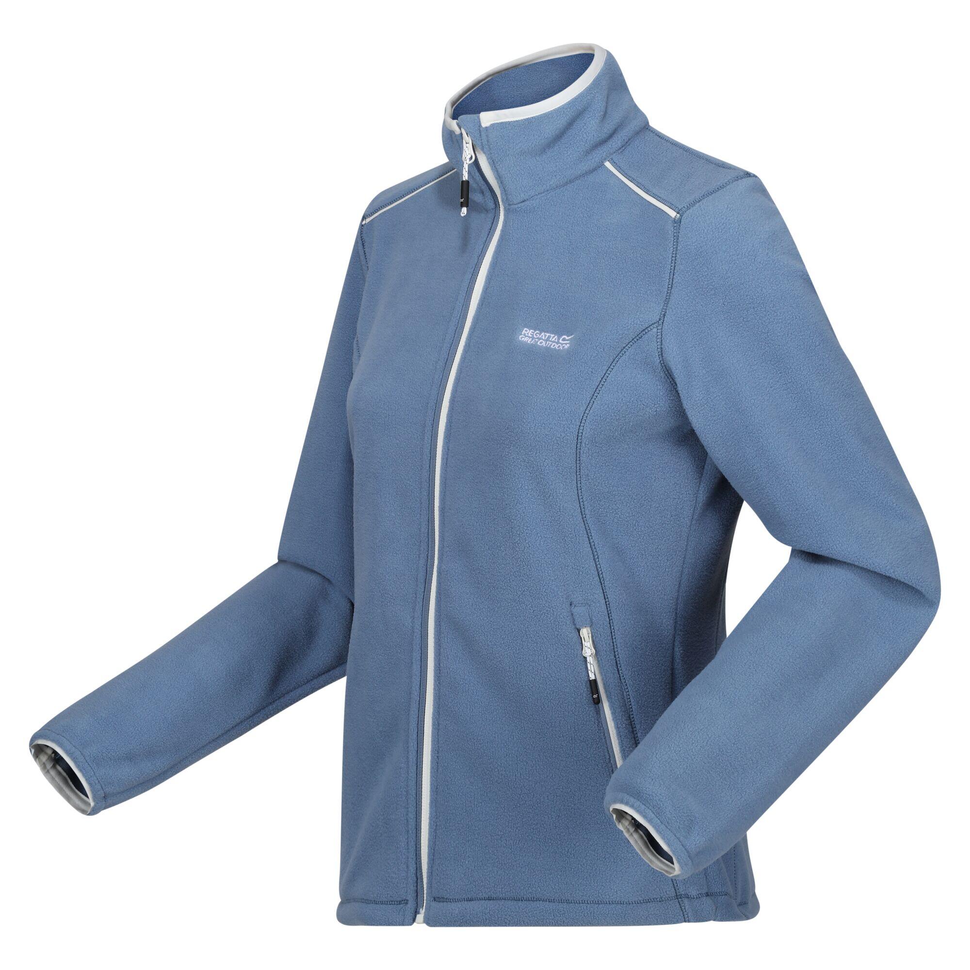 Veste Polaire FLOREO Femme (Bleu / Blanc) 3/4