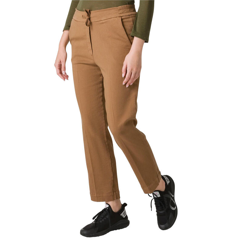 Pantaloni Deha Pantalone Dritto In Gabardina Donna