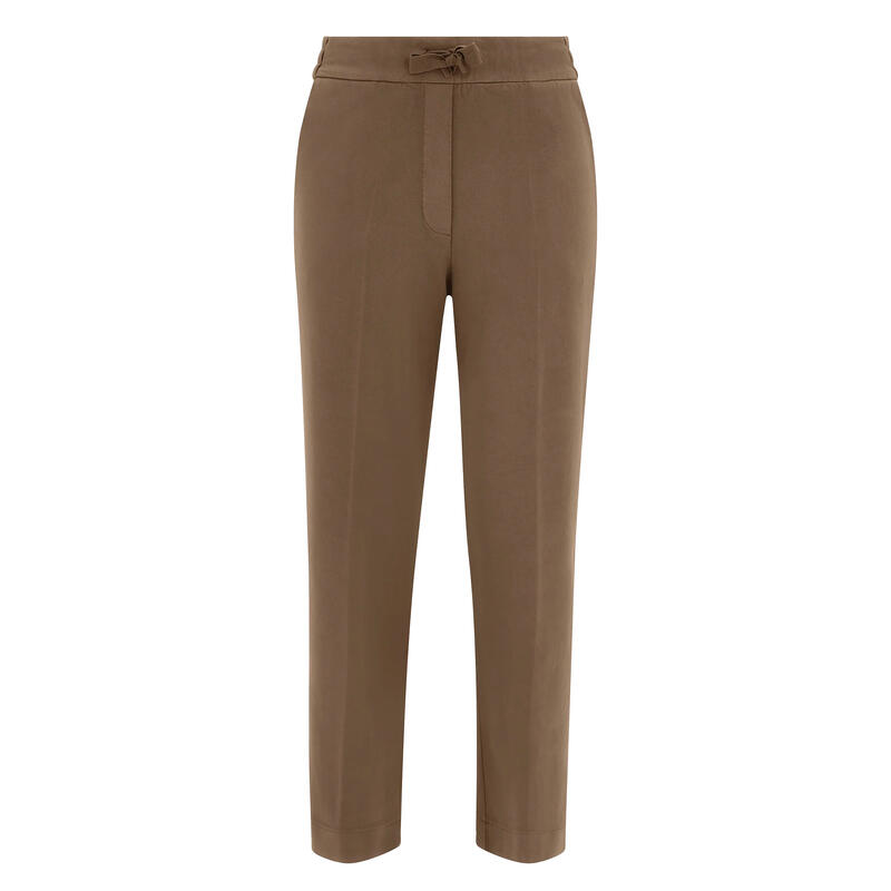 Pantaloni Deha Pantalone Dritto In Gabardina Donna