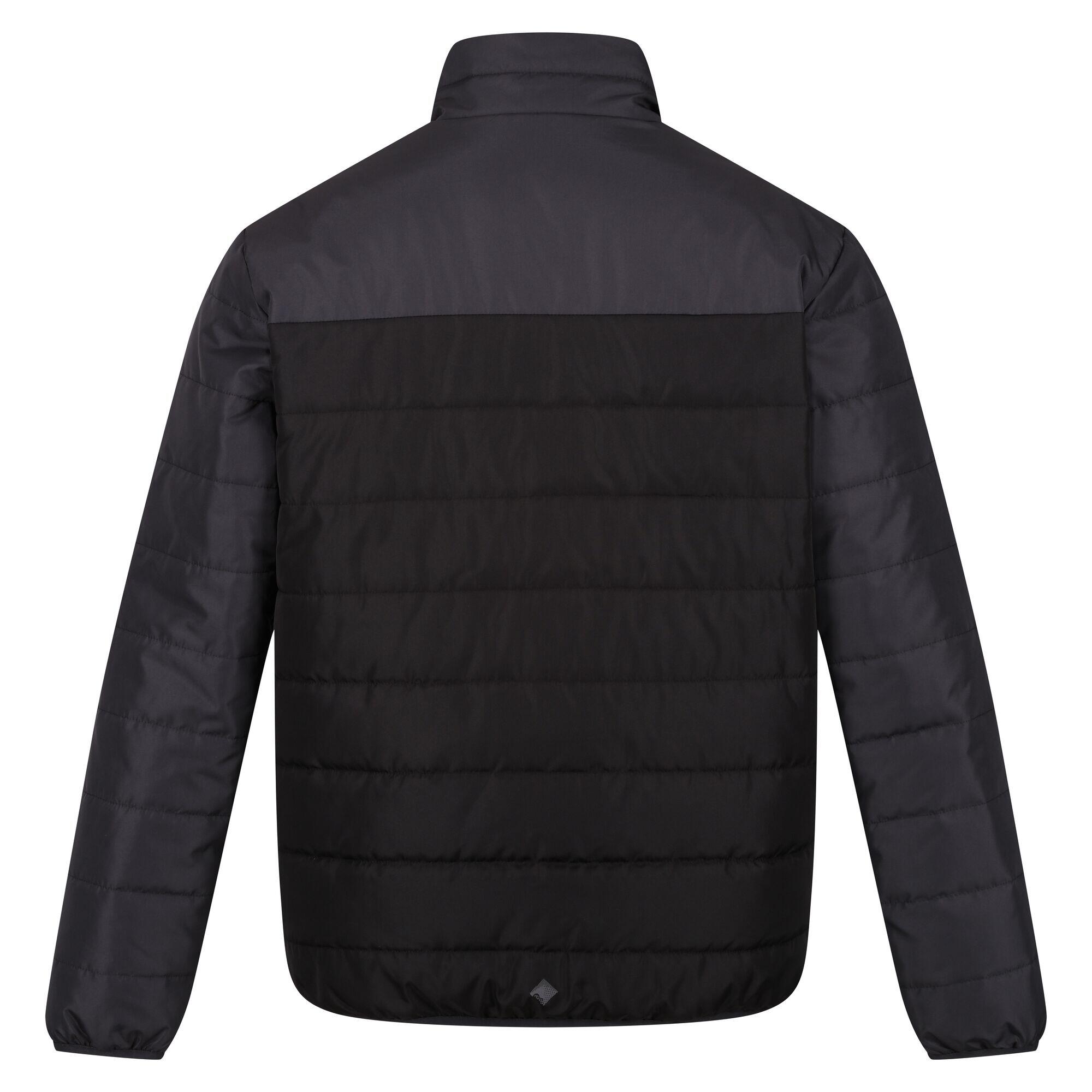 ANDRELL Men's Quilted Jacket (Ash / Black)