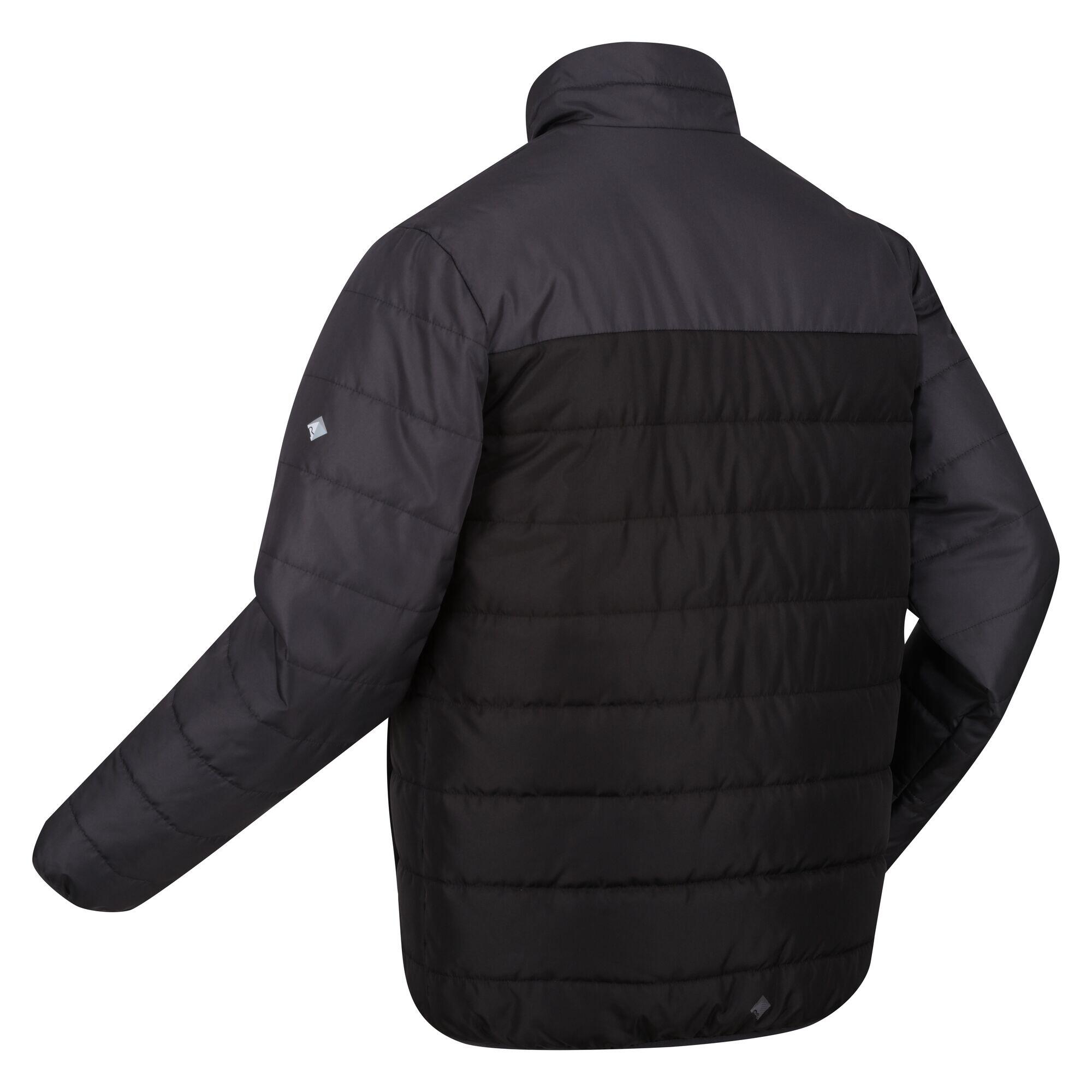 ANDRELL Men's Quilted Jacket (Ash / Black)