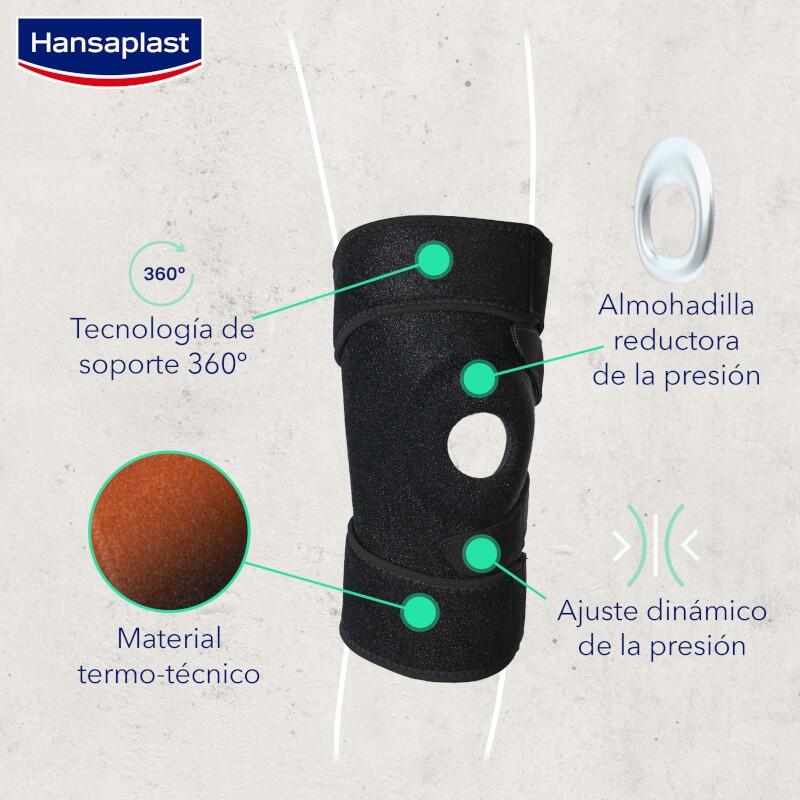 HANSAPLAST Rodillera Soporte Ajustable 1 unidad 2/6