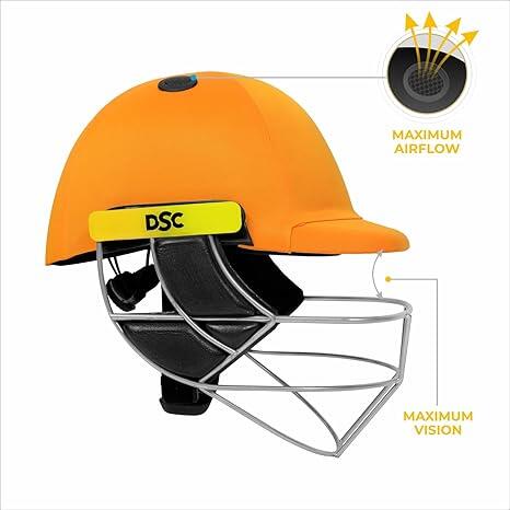 DSC Cricket-Helm - Avenger PRO, Schwarz, für Männer & Jungen 3/7