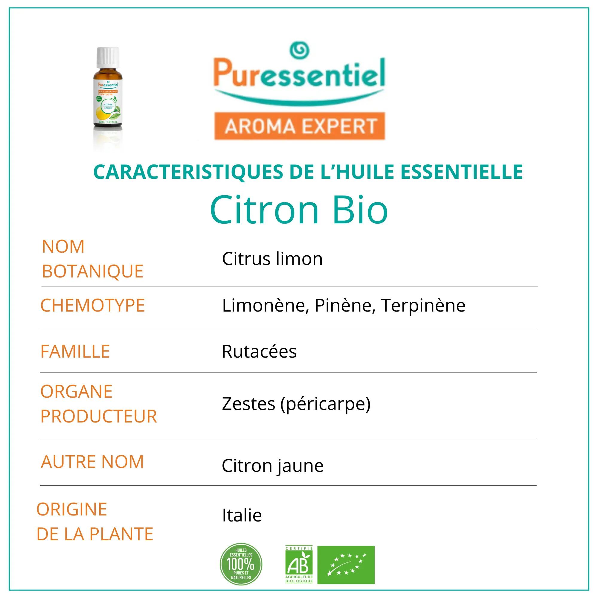Huile Essentielle | Citron | BIO | 30 ML 2/3