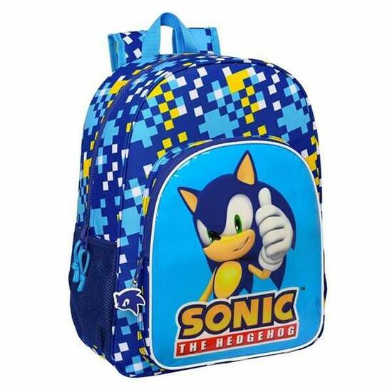Zaino Scuola Sonic Speed Azzurro