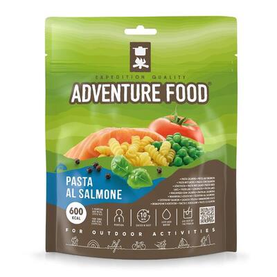 Adventure food pasta met zalm