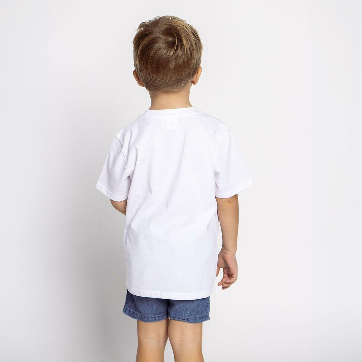 Camiseta de Manga Corta Infantil The Paw Patrol Blanco 5/5