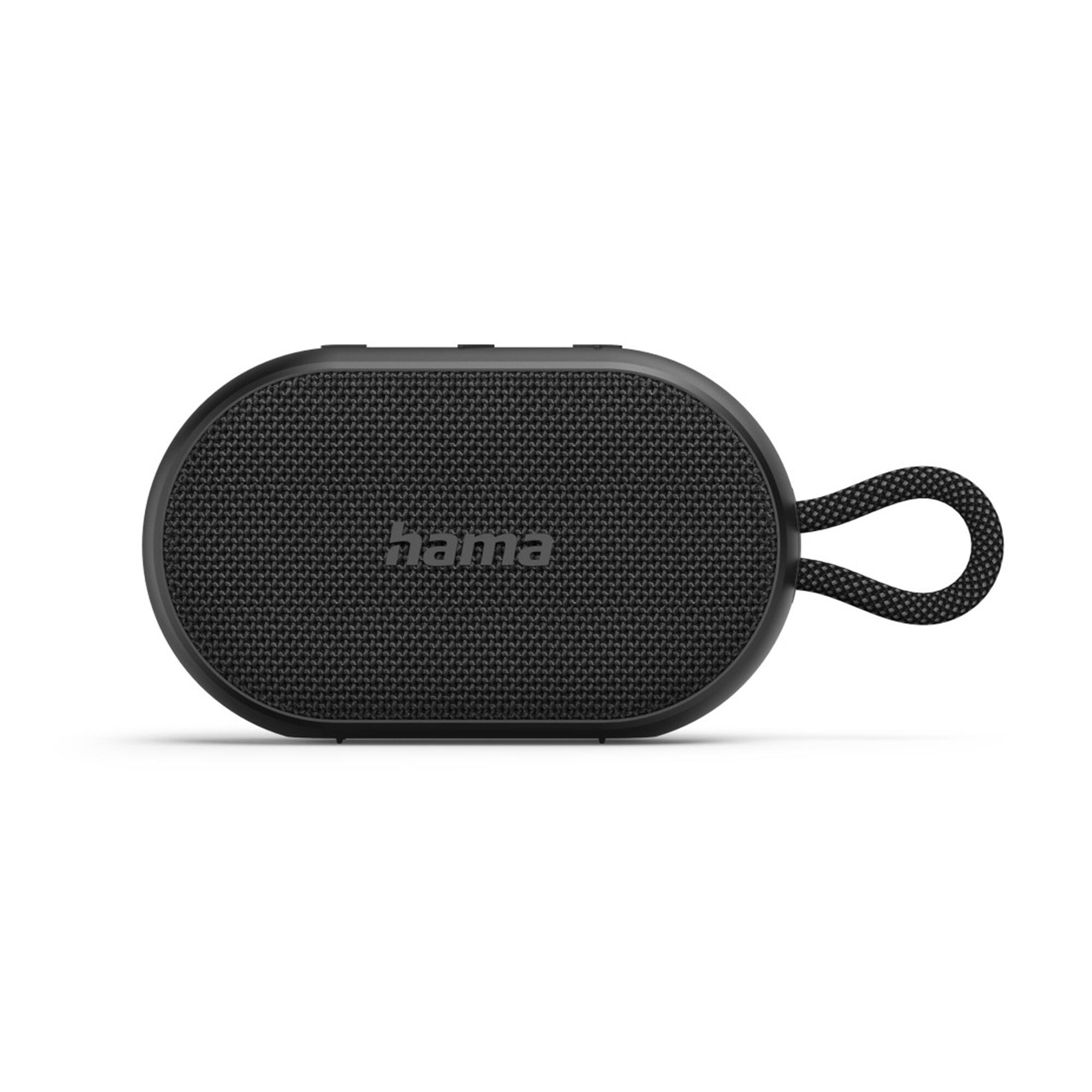 HAMA Bluetooth-Lautsprecher Buddy 3.0 Bluetooth Speaker, 6W, IPX7, Schwarz 3/4
