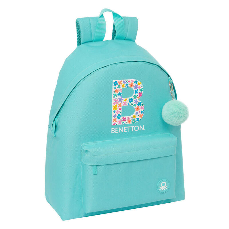 Zaino Scuola Benetton Letter Verde