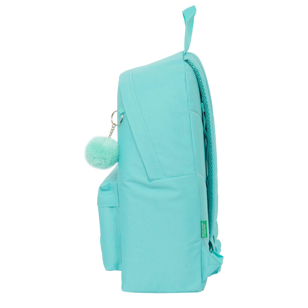 Mochila Escolar Benetton Letter Verde 2/3
