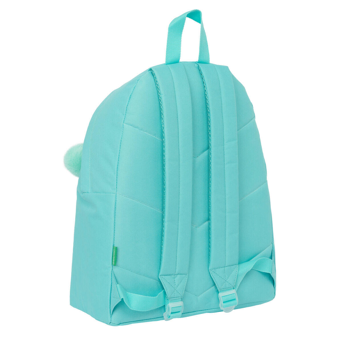 Mochila Escolar Benetton Letter Verde 3/3