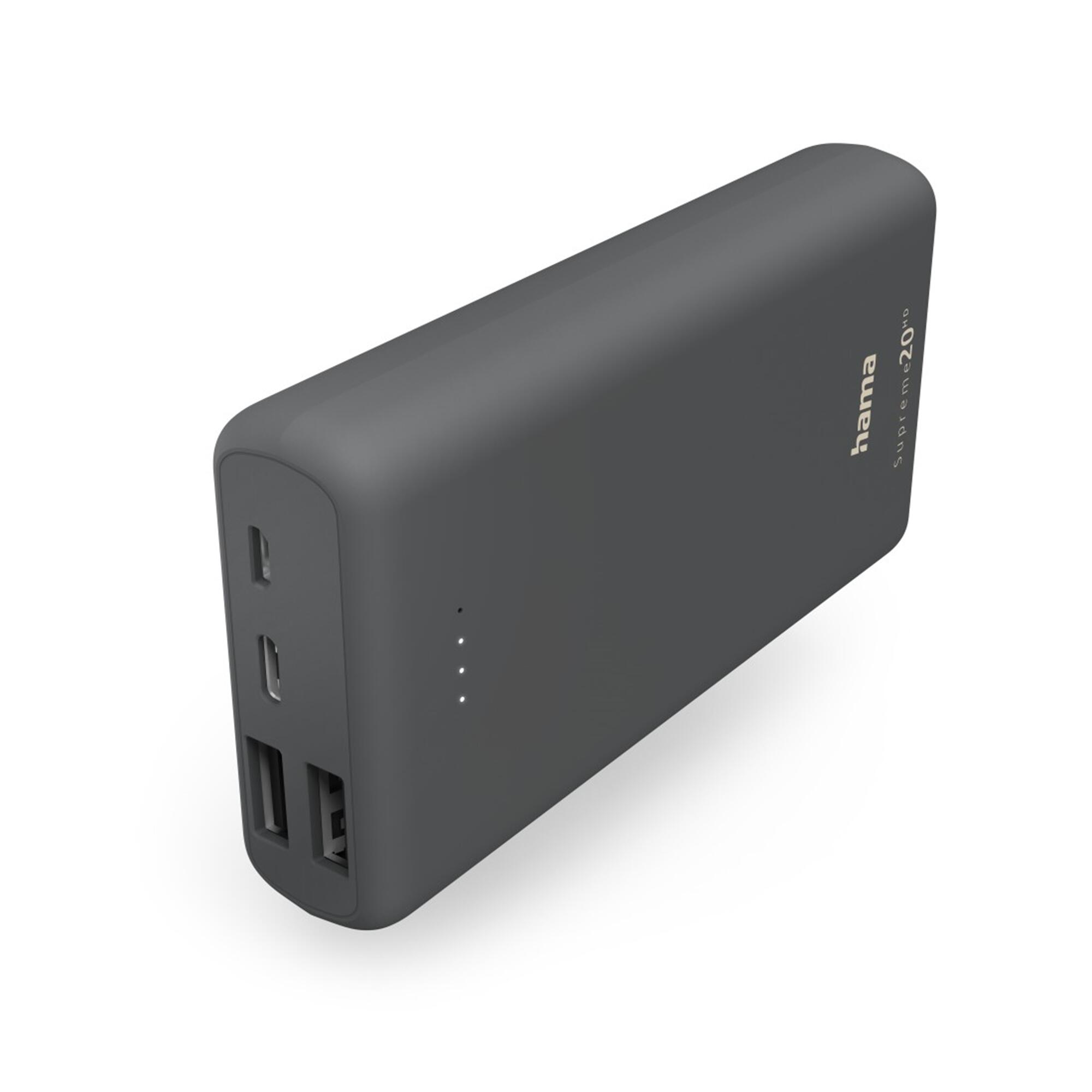 HAMA HAMA Power Pack Supreme 20HD, 20000mAh, Grau