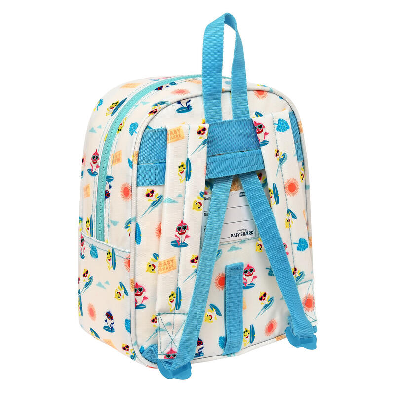 Mochila Infantil Baby Shark Surfing Azul