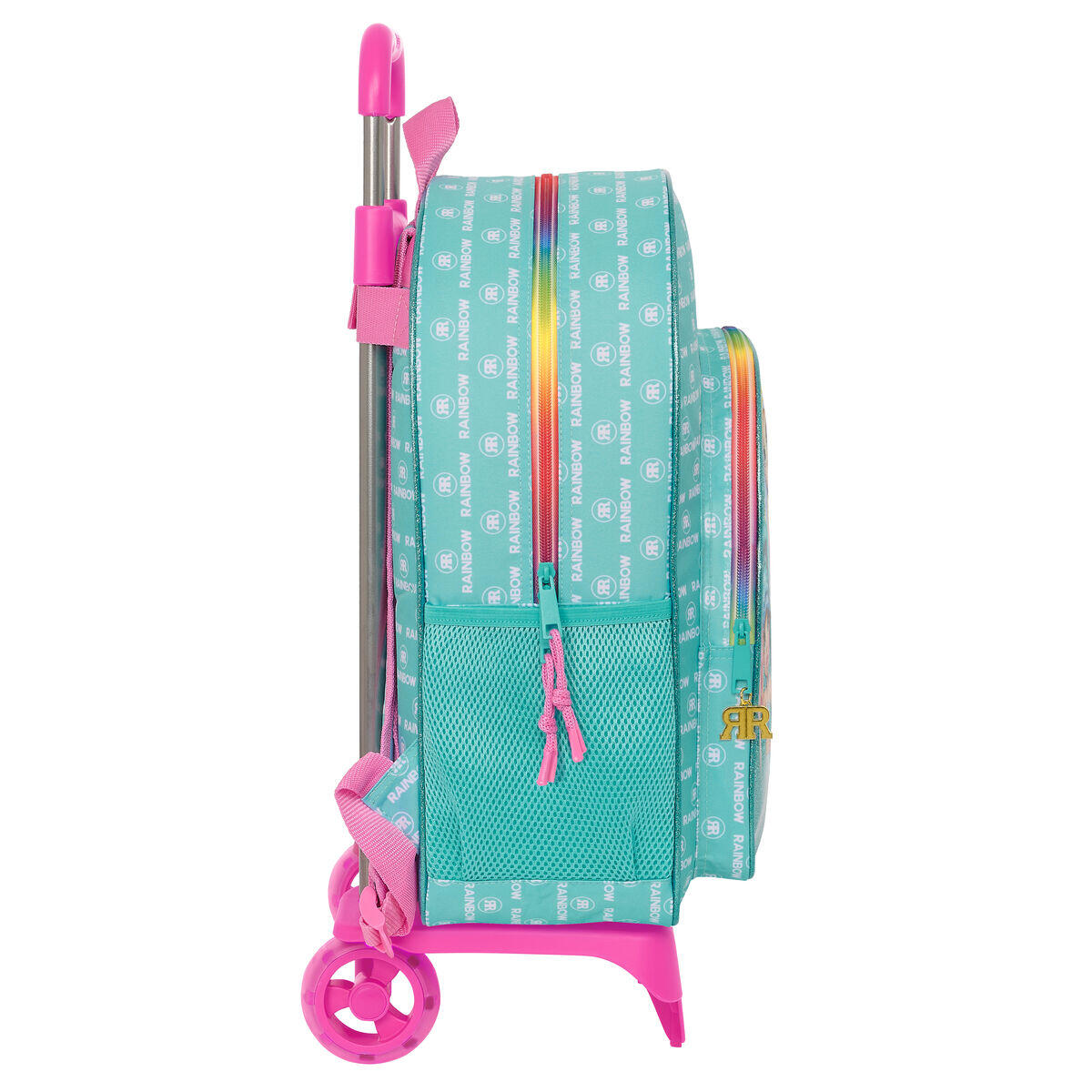 Trolley per la Scuola Rainbow High Paradise Turchese 2/3