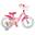 VOLARE BICYCLES Kinderfahrrad  Disney Princess, 14  Zoll, ohne Rücktrittbremse